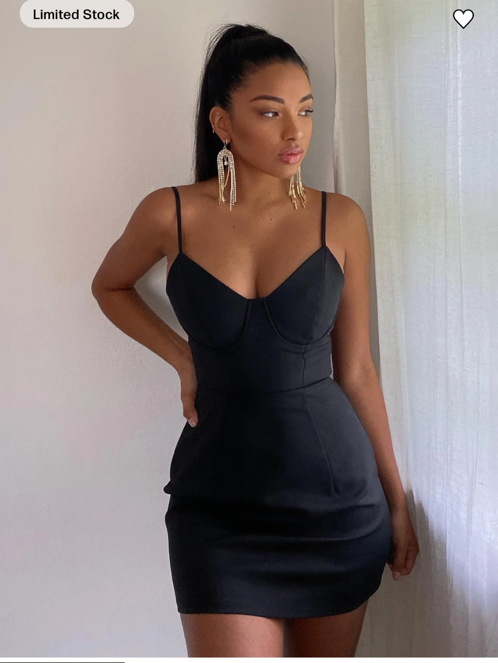 princess polly black us4 mini dress
